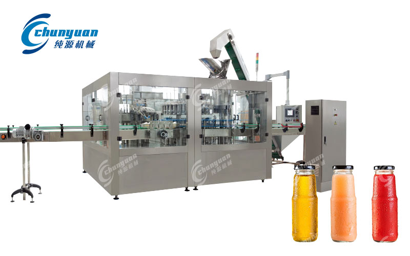 玻璃瓶果汁灌装机-2