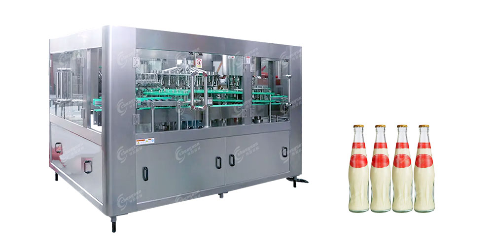 玻璃瓶豆奶灌装机-2